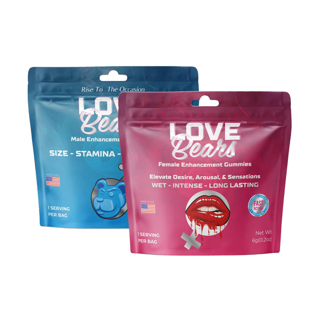 Love Bears - Enhancement Gummies - 2 Count - 24 Pack Case