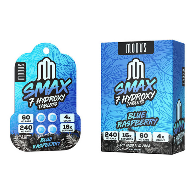 Modus - 7-Hydroxymitragynine SMAX Tablets - 4 Count - 240mG - 10 Packs