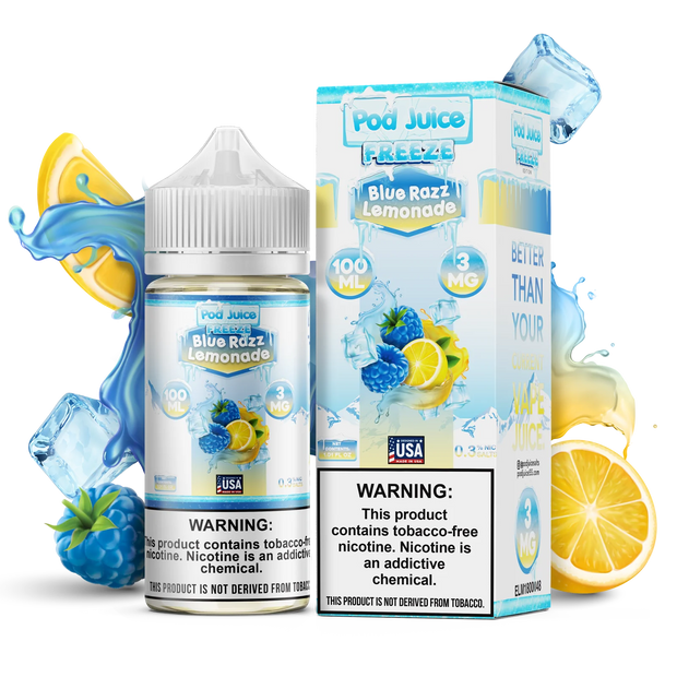 Pod Juice - Blue Razz Lemonade Freeze - 100ML