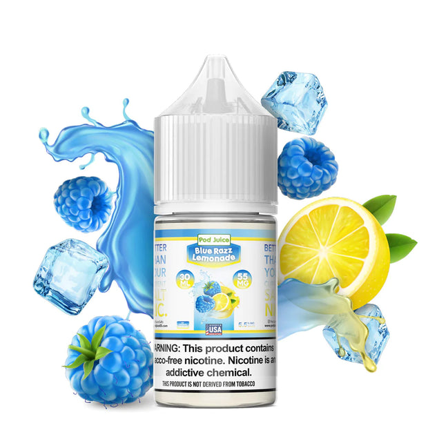 Pod Juice - Blue Razz Lemonade Freeze Salt Nicotine - 30mL