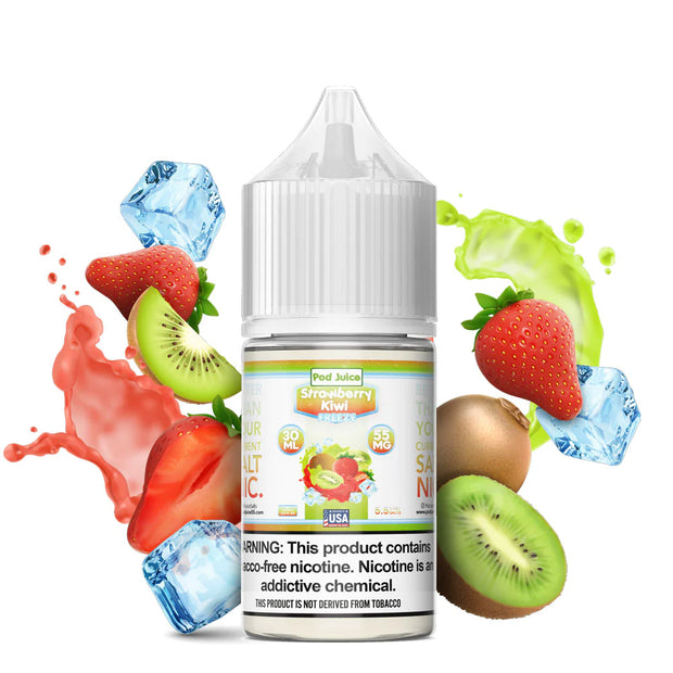 Pod Juice - Strawberry Kiwi Freeze Salt Nicotine - 30mL