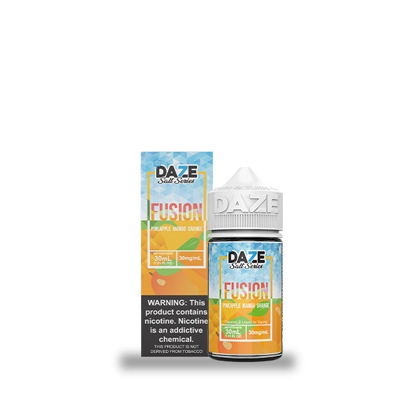 7 Daze Fusion - Pineapple Mango Orange Iced Salt Nicotine - 30ML