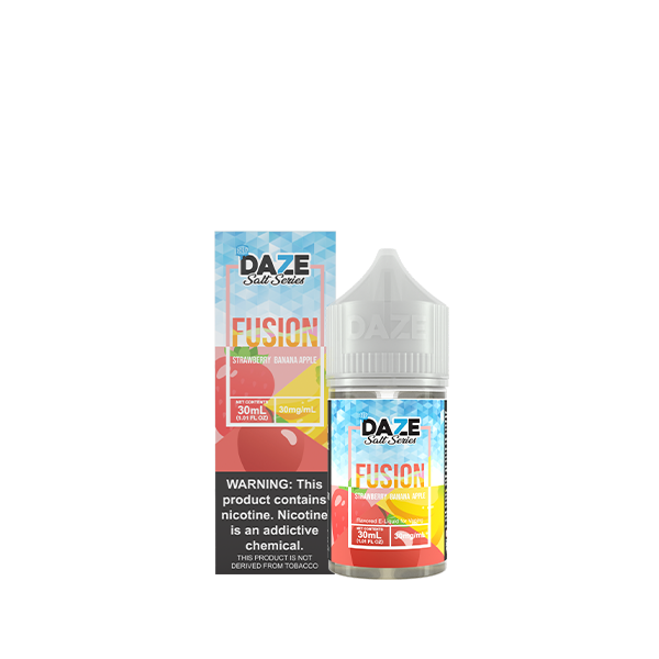 7 Daze Fusion - Strawberry Banana Apple Iced Salt Nicotine - 30ML