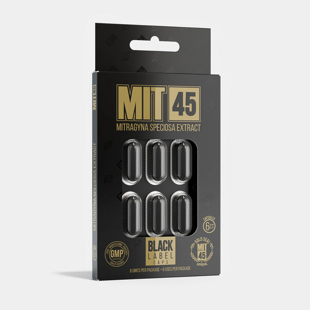 MIT45 - Kratom Capsules - Black Caps