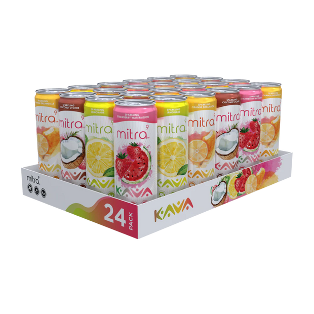 Mitra9 - Kava Seltzer - 12oz - 24 Count (Case)