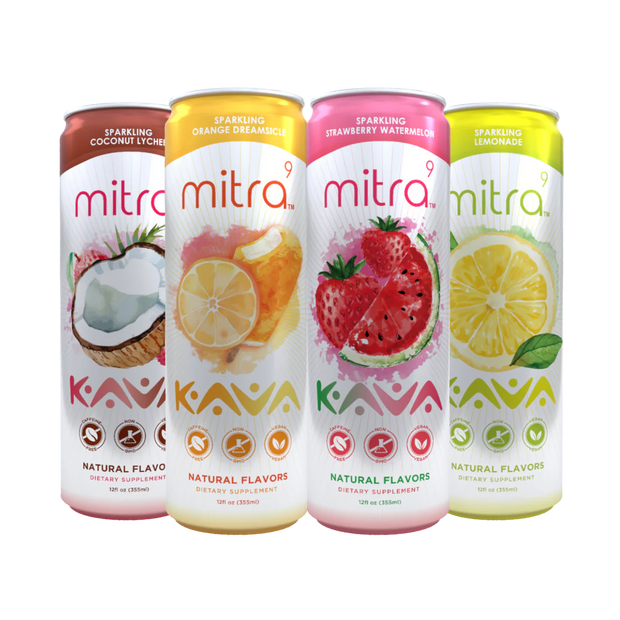 Mitra9 - Kava Seltzer - 12oz - 24 Count (Case)