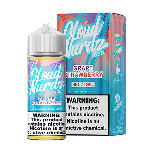 Cloud Nurdz (TFN) - Grape Strawberry Iced - 100mL