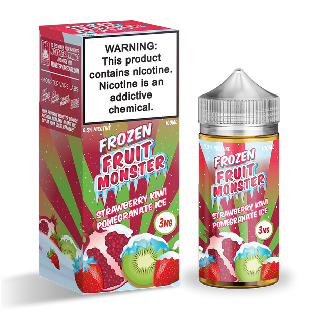 Frozen Fruit Monster - Strawberry Kiwi Pomegranate Ice - 100ML