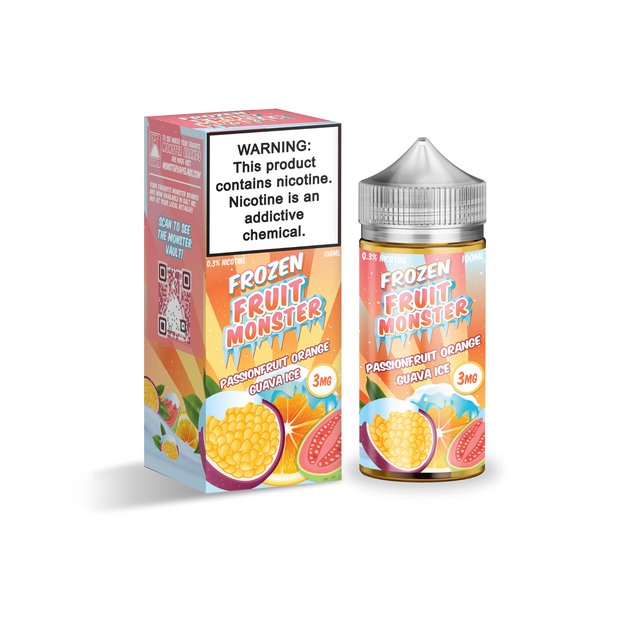 Frozen Fruit Monster - Passion Fruit Orange Guava Ice - 100ML