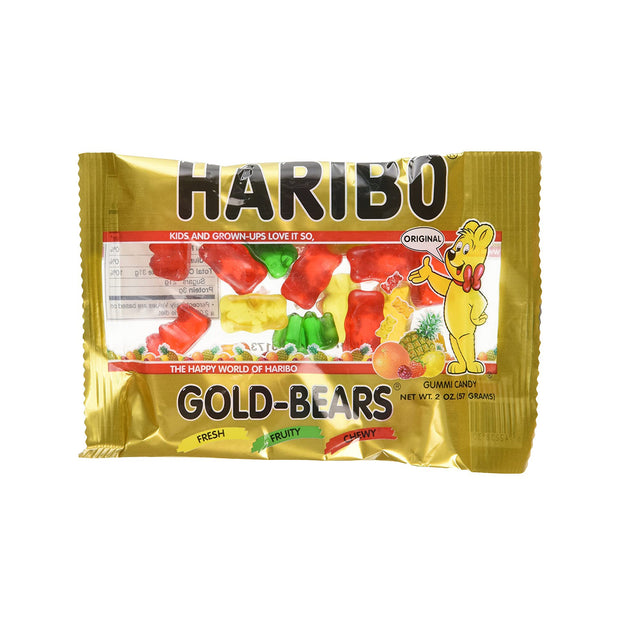 Haribo - Gummies - 2oz - Gold Bears – JOCOR Distro