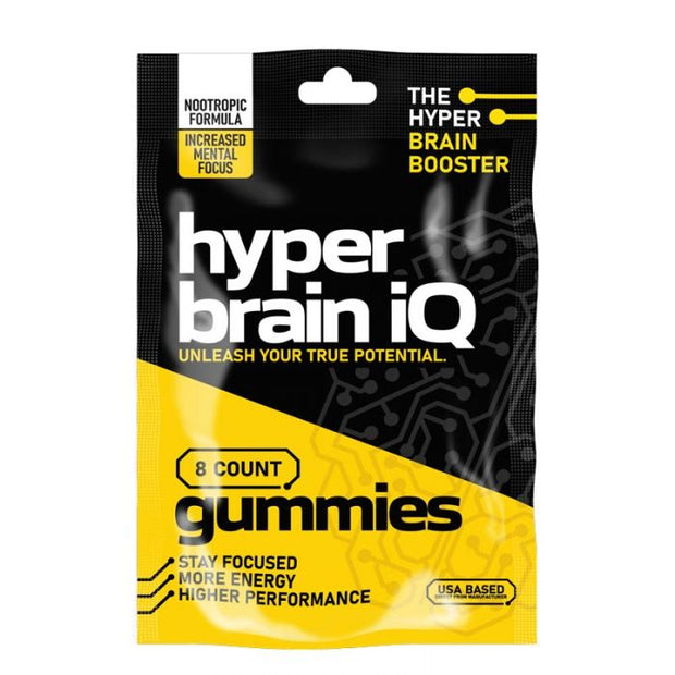 Hyper Brain IQ - 8 Count - Focus Gummies