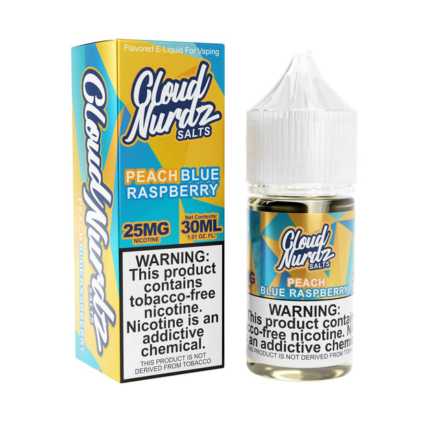 Cloud Nurdz (TFN) - Peach Blue Raspberry Nicotine Salt - 30mL