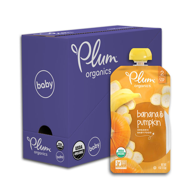 Plum Organics - Baby Food Pouches - 6 Count