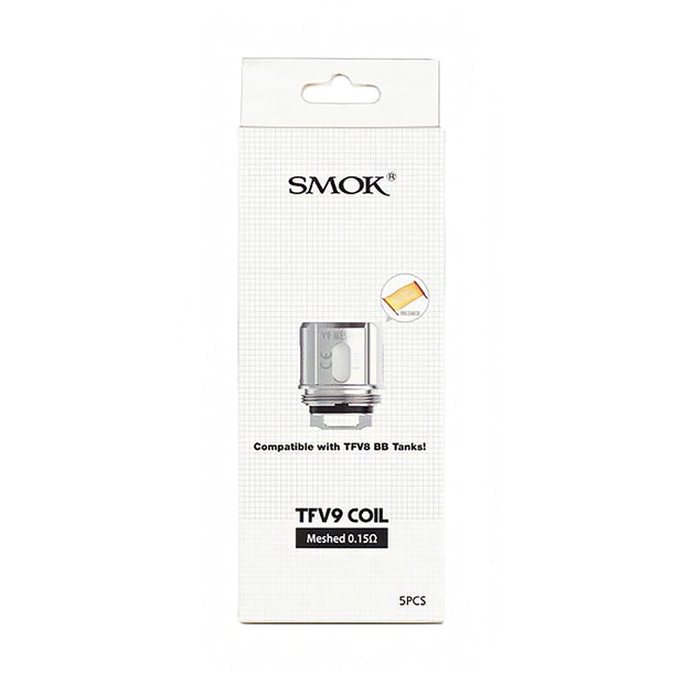 Smok Tech - TFV9 Replacement Coils - 5 Count - Meshed 0.15ohm