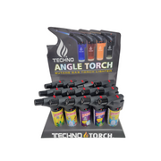 Techno Torch - Rick & Morty Angle Butane Torch Lighter - Assorted Colors - 15 Count